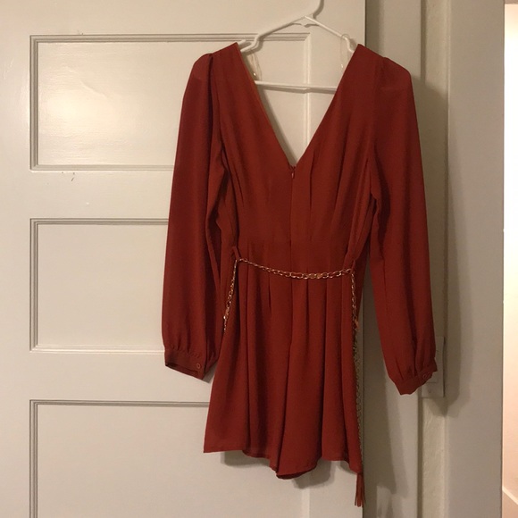 Burnt orange romper - Picture 2 of 5